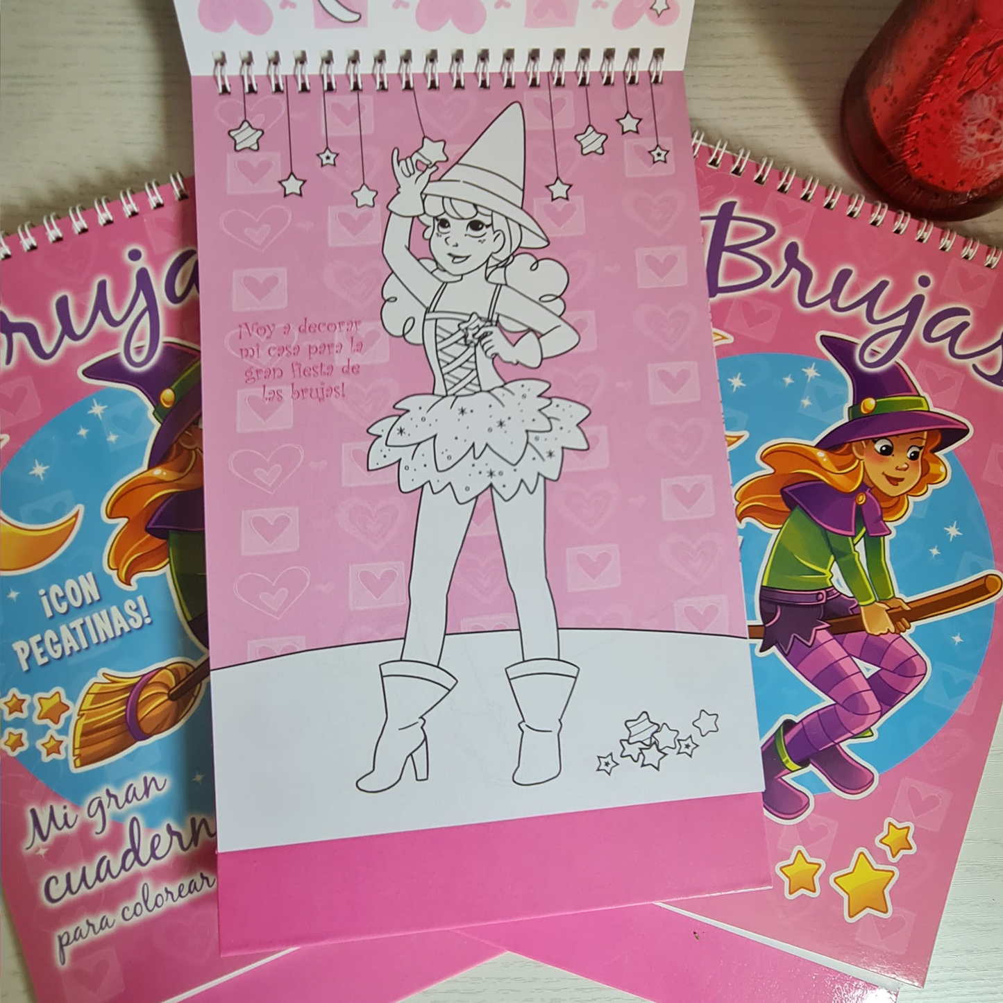 CUADERNO DE LA BRUJA (colorear)