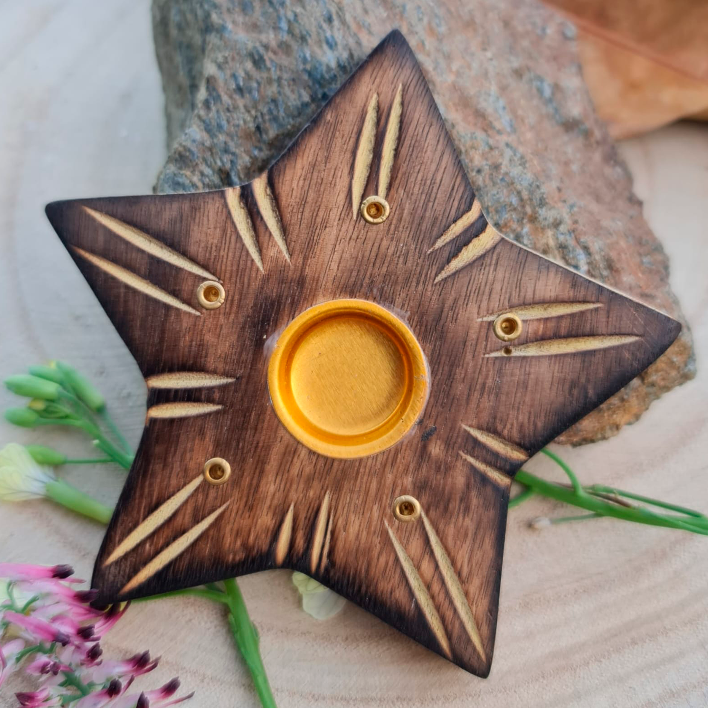 PORTA INCIENSO: ESTRELLA PEQUEÑA