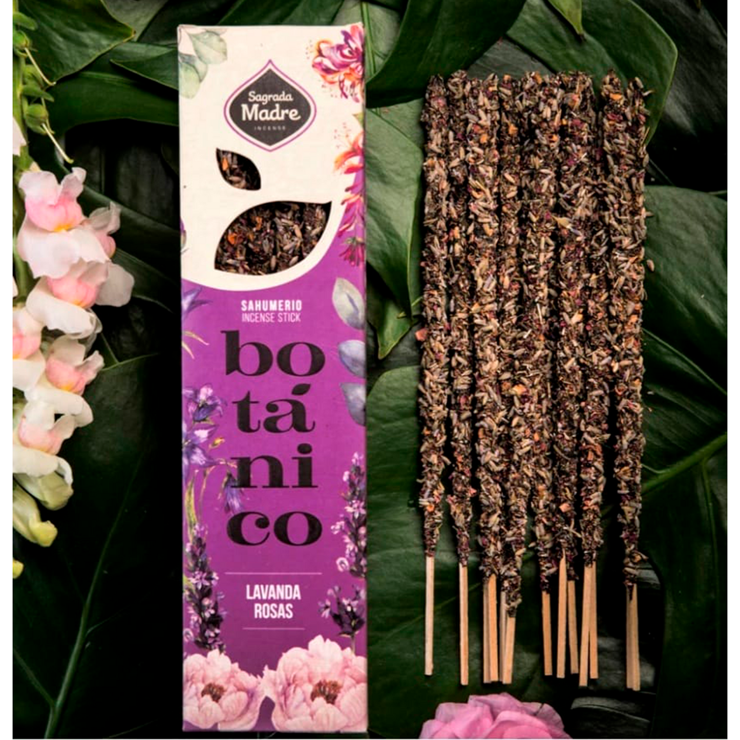 SAHUMERIO BOTÁNICO · LAVANDA - ROSAS (FELICIDAD)