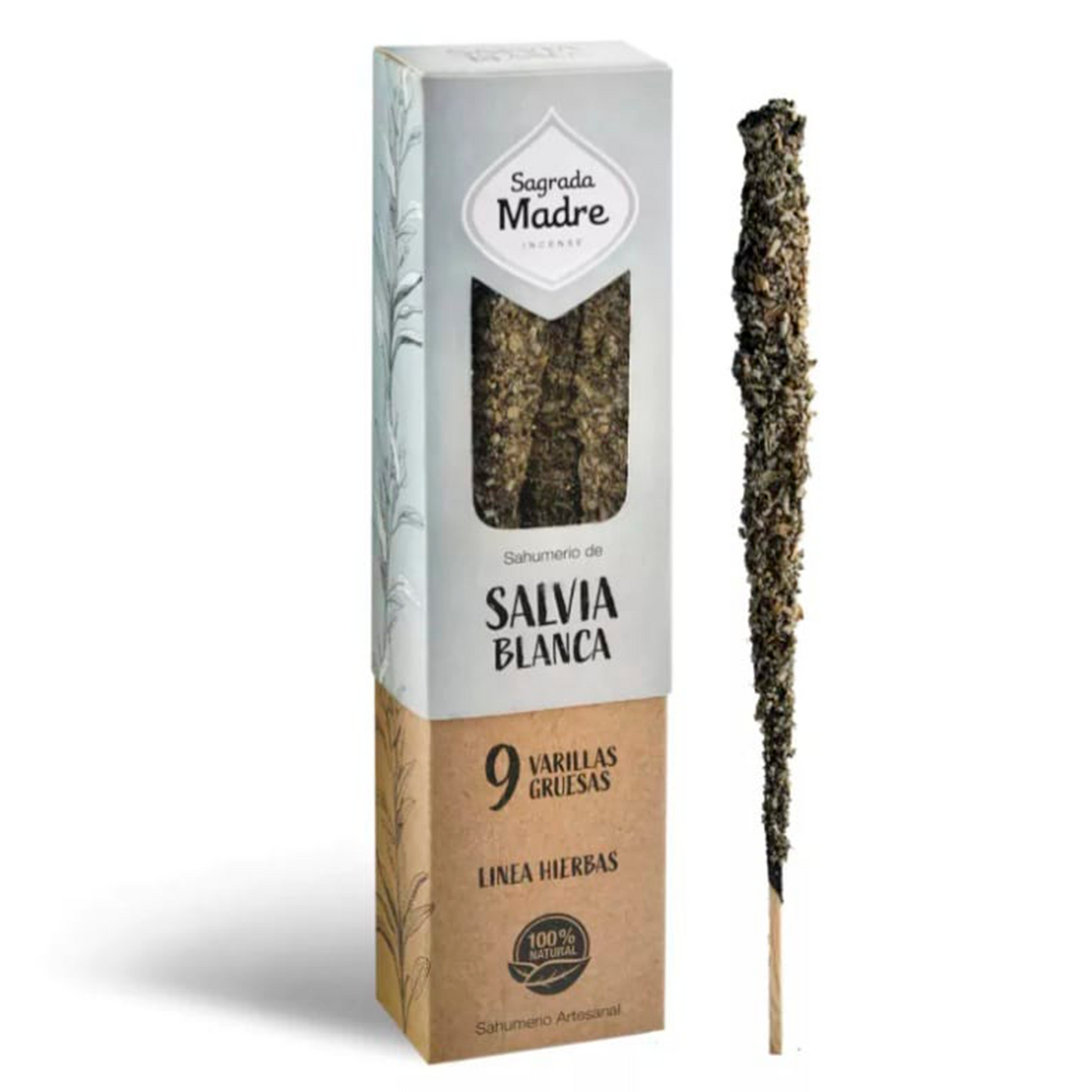 SAHUMERIO DE SALVIA BLANCA