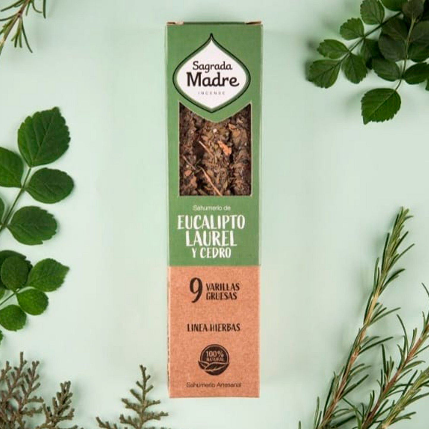 SAHUMERIO DE EUCALIPTO, LAUREL Y CEDRO