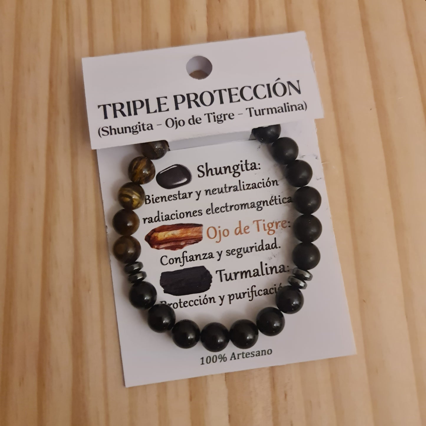 PULSERA "TRIPLE PROTECCIÓN"