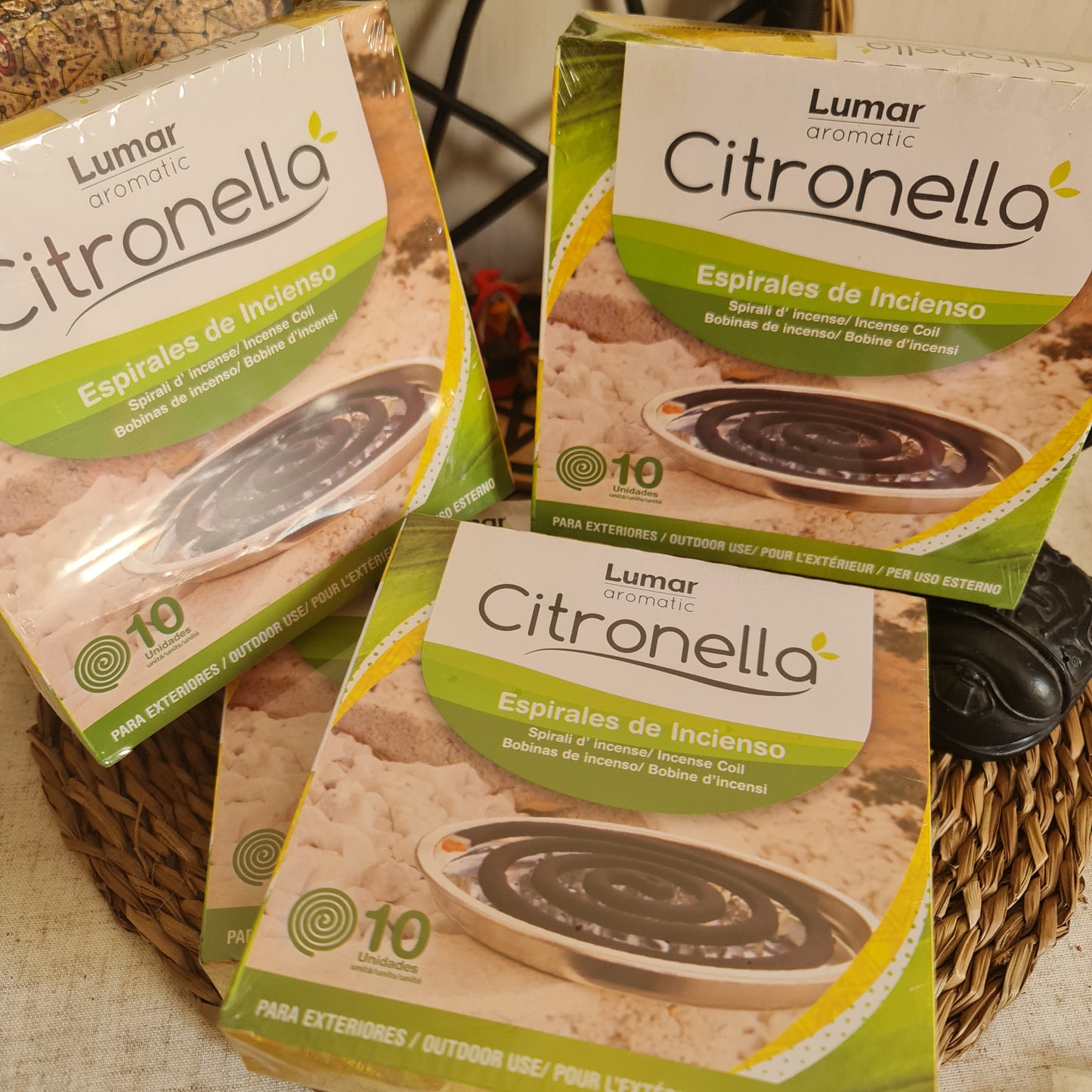 PACK ESPIRALES DE INCIENSO DE CITRONELA