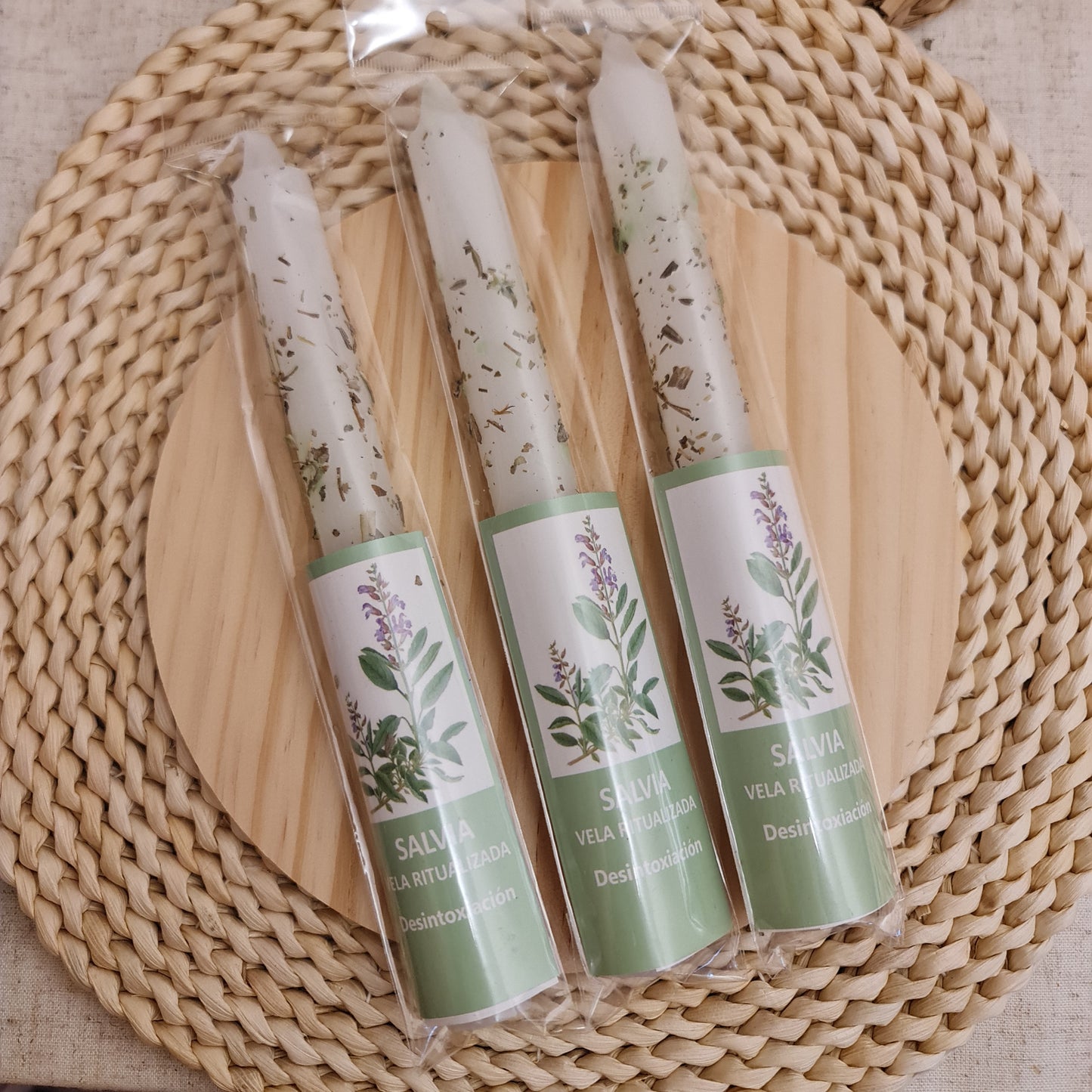 VELA RITUALIZADA DE "SALVIA"