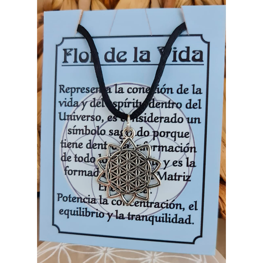 COLGANTE: FLOR DE LA VIDA