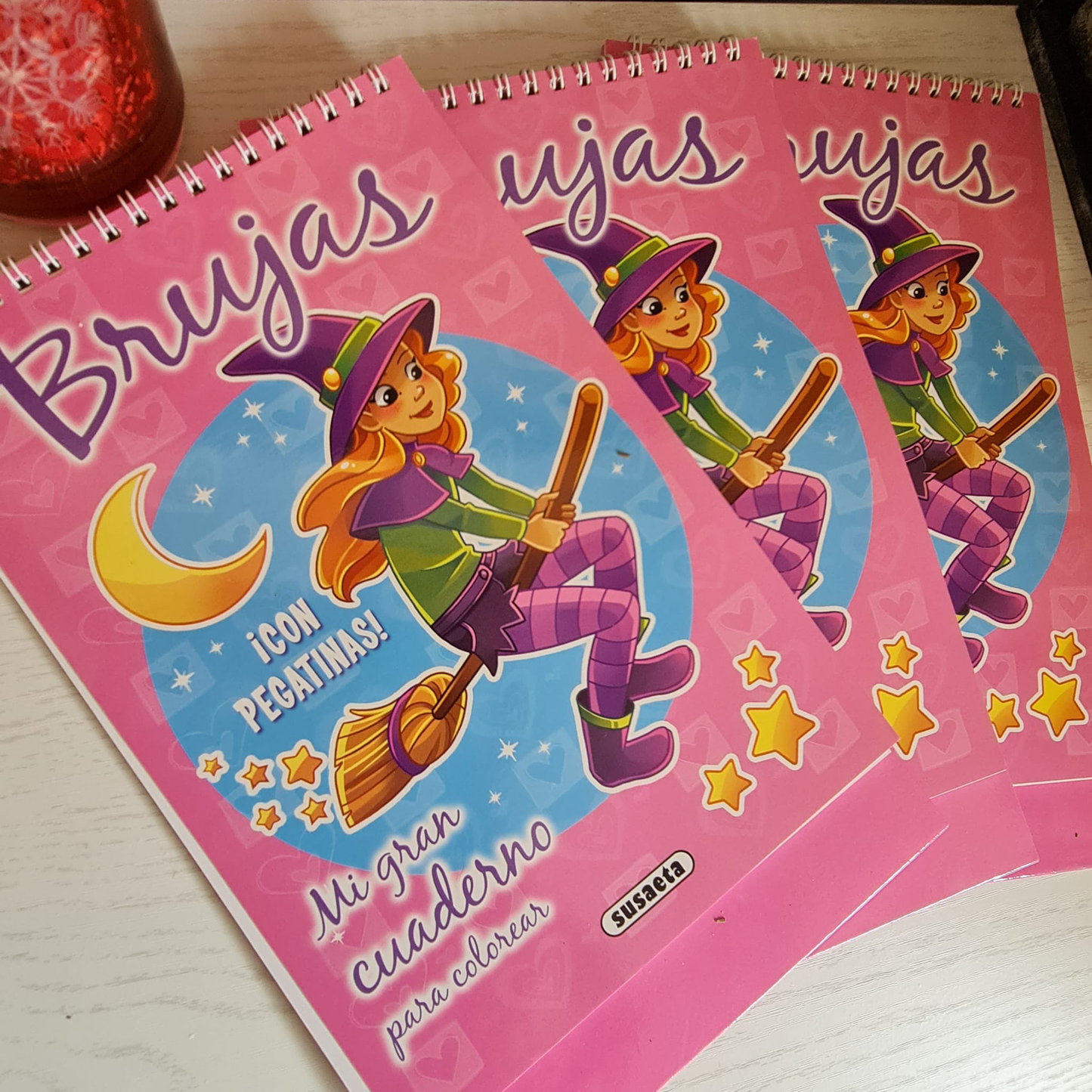 CUADERNO DE LA BRUJA (colorear)