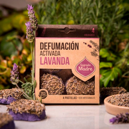 PASTILLAS DEFUMACIÓN ACTIVADA · LAVANDA