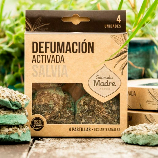 PASTILLAS DEFUMACIÓN ACTIVADA · SALVIA