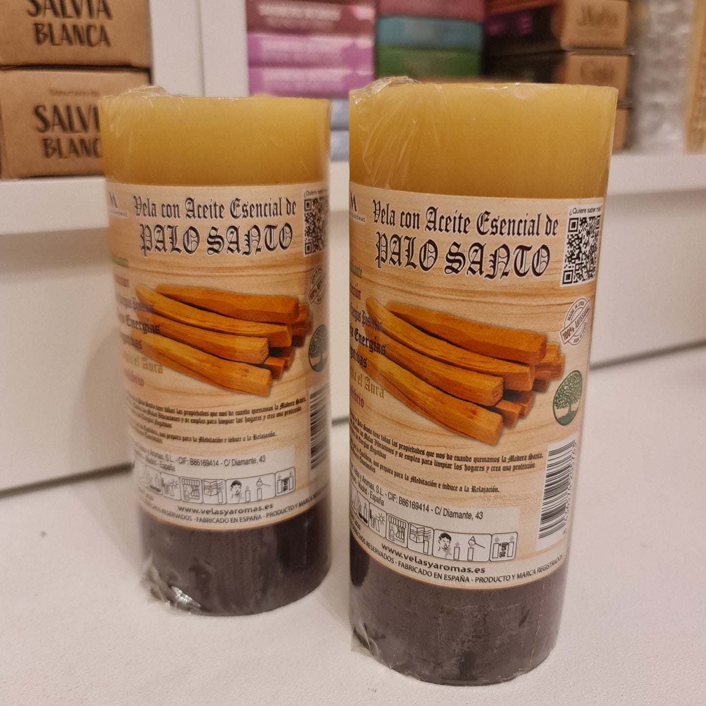 VELÓN CON ACEITE ESENCIAL DE PALO SANTO