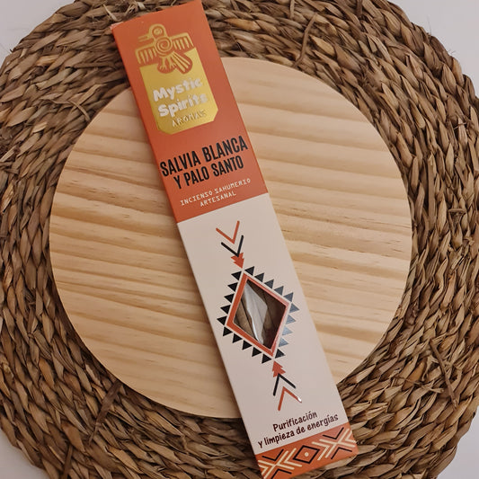 INCIENSO SALVIA BLANCA Y PALO SANTO