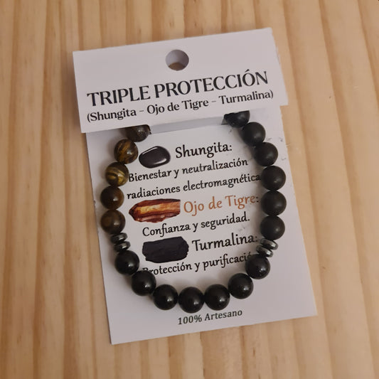 PULSERA "TRIPLE PROTECCIÓN"